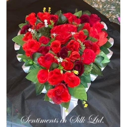 Luxury Heart shaped Wreath funeral tribute