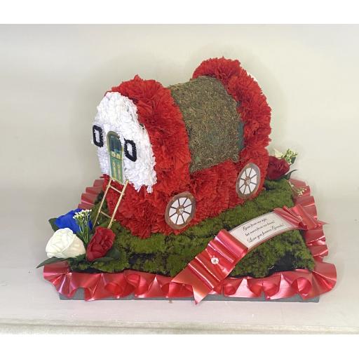 Travelling Caravan - Gypsy - funeral tribute - any colour